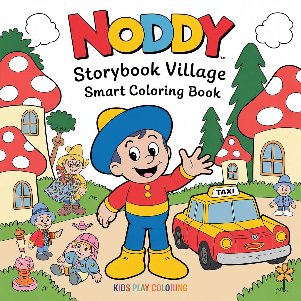 Noddy – Storybook Village Smart Guide Coloring Book